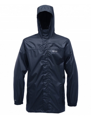 Regatta Adult Pack-It Waterproof Jacket - Navy
